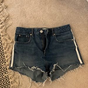 Garage jean shorts